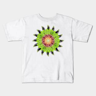 vegan food mandala Kids T-Shirt